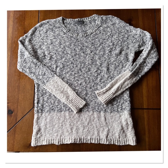 VINCE Marled Colorblock Sweater - Picture 8 of 14